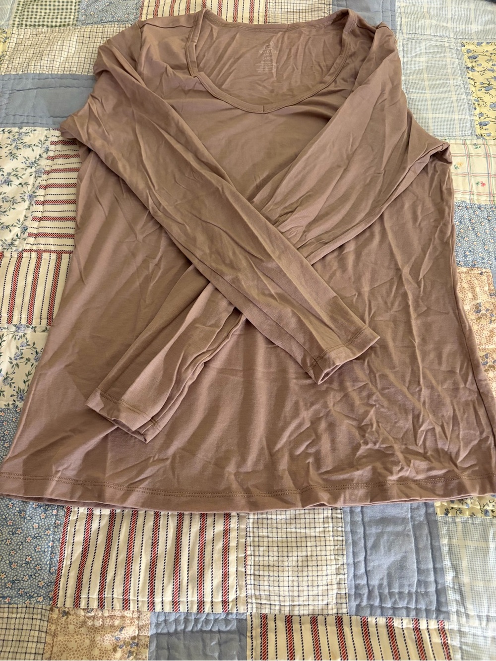 Woolx Layla V Neck Top, Size Large